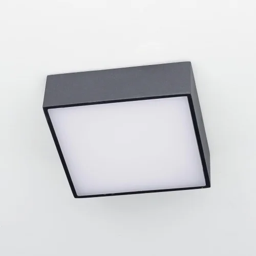Светильник накладной LED Тао CL712X122N Citilux белый 1 лампа, основание чёрное в стиле современный квадратный