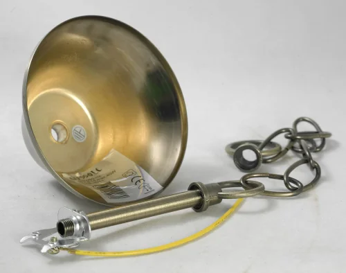 Люстра подвесная LSP-9941 Lussole без плафона на 5 ламп, основание античное бронза в стиле классический  фото 3