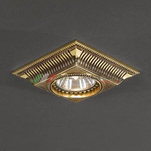 Светильник точечный SPOT 1084 ORO Reccagni Angelo золотой 1 лампа, основание золотое в стиле классический 