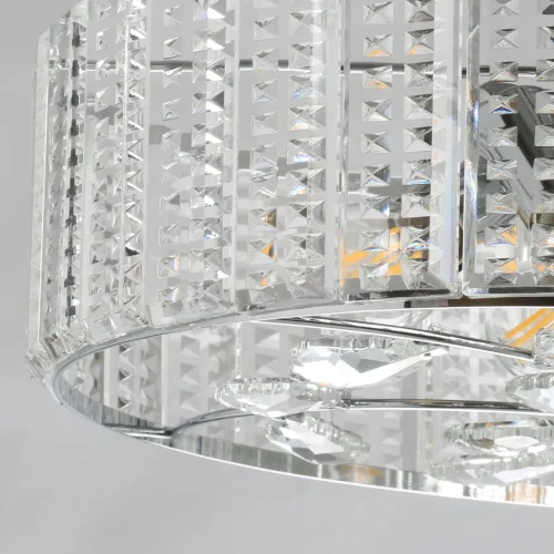 Люстра подвесная Аделард 642016105 MW-Light прозрачная на 5 ламп, основание хром в стиле классический современный  фото 5