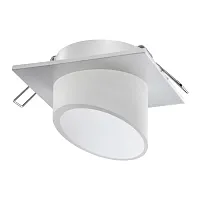 Светильник точечный Lirio 370899 Novotech белый 1 лампа, основание белое в стиле современный 