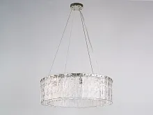 Люстра подвесная 10826+2/S Newport прозрачная на 8 ламп, основание никель в стиле классический современный американский 