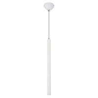 Светильник подвесной LED Cornville LSP-8110 Lussole белый 1 лампа, основание белое в стиле современный трубочки