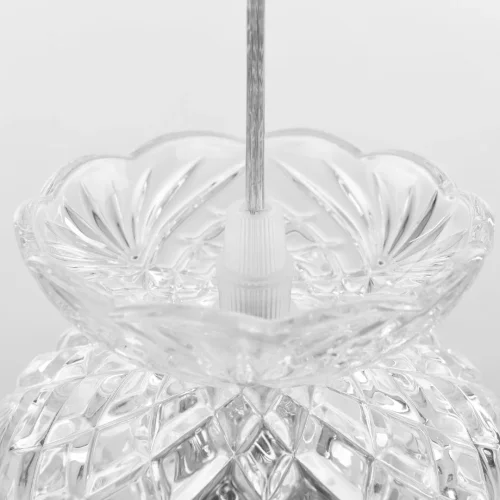 Светильник подвесной 14781P/11 Ni Bohemia Ivele Crystal прозрачный 1 лампа, основание никель в стиле классический sp фото 2