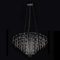 Люстра подвесная LED Spy 10258/800 LOFT IT хром на 1 , основание хром в стиле хай-тек Люстра подвесная LED Spy 10258/800 LOFT IT хром на 1 , основание хром в стиле хай-тек