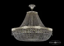 Люстра потолочная хрустальная 19013/H1/80IV GW Bohemia Ivele Crystal прозрачная на 12 ламп, основание золотое в стиле классический sp