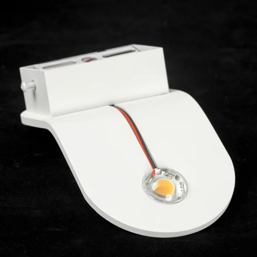 Бра LED Gulf LSP-7227 Lussole белый на 1 лампа, основание белое в стиле хай-тек современный отражённый свет фото 4