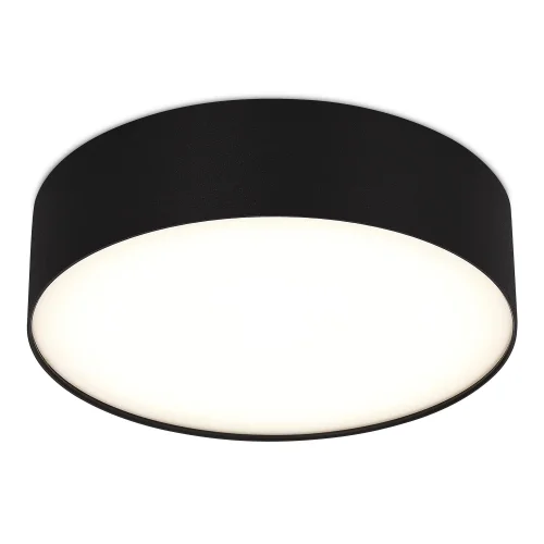 Светильник потолочный LED ST606 ST606.442.36 ST-Luce белый 1 лампа, основание чёрное в стиле хай-тек современный круглый