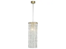 Светильник подвесной 10821/S small Newport прозрачный 1 лампа, основание латунь в стиле классический современный американский 