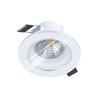 Светильник точечный LED Salabate 98241 Eglo белый 1 лампа, основание белое в стиле современный 
