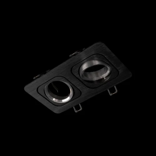 Светильник точечный Trick 10342/2 Black LOFT IT чёрный 2 лампы, основание чёрное в стиле современный хай-тек прямоугольный фото 2