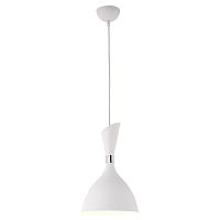 Светильник подвесной Marion GRLSP-8151 Lussole белый 1 лампа, основание белое в стиле современный 