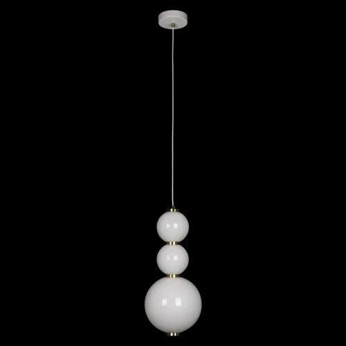 Светильник подвесной LED Pearls 10205/D LOFT IT белый 1 лампа, основание белое в стиле современный  фото 4