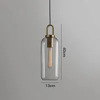 Светильник подвесной GAUSS 40 прозрачный 189526-26 ImperiumLoft прозрачный 1 лампа, основание латунь в стиле современный 