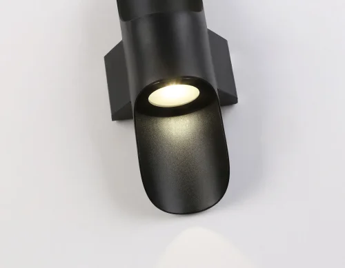 Настенный светильник LED ST4535 Ambrella light уличный IP54 чёрный 1 лампа, плафон чёрный в стиле хай-тек современный LED фото 3