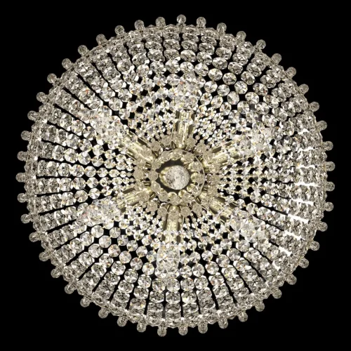Люстра потолочная хрустальная 19271/100IV G Bohemia Ivele Crystal прозрачная на 20 ламп, основание золотое в стиле классический sp фото 2