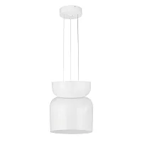 Светильник подвесной LED Opal 5245/33 SP-10 Divinare белый 1 лампа, основание белое в стиле современный 