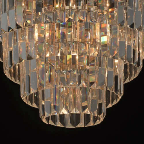 Люстра потолочная Аделард 642010805 MW-Light прозрачная на 5 ламп, основание золотое в стиле классический  фото 7