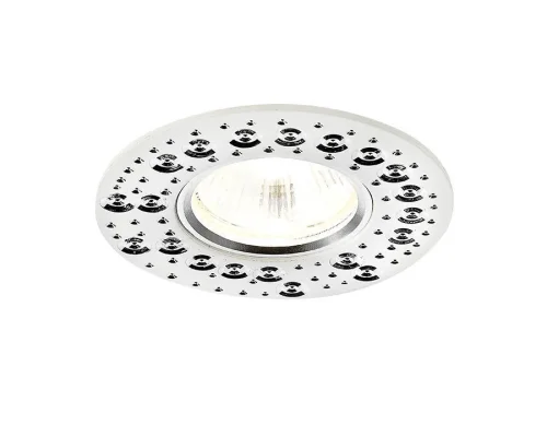 Светильник точечный A801 W Ambrella light белый 1 лампа, основание белое в стиле современный 