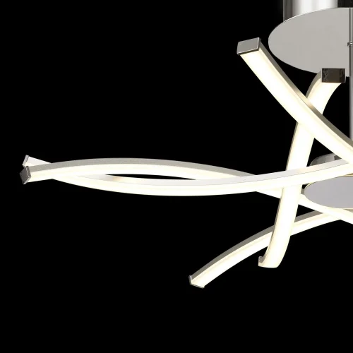 Люстра потолочная STAR LED 6031 Mantra хром серебряная на 1 лампа, основание хром в стиле современный  фото 3