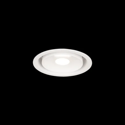 Светильник точечный LED Lucky 10321 White LOFT IT белый 1 лампа, основание белое в стиле современный хай-тек круглый фото 2