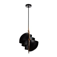 Светильник подвесной Multi-lite LOFT9915-BL LOFT IT золотой чёрный 1 лампа, основание чёрное в стиле современный 