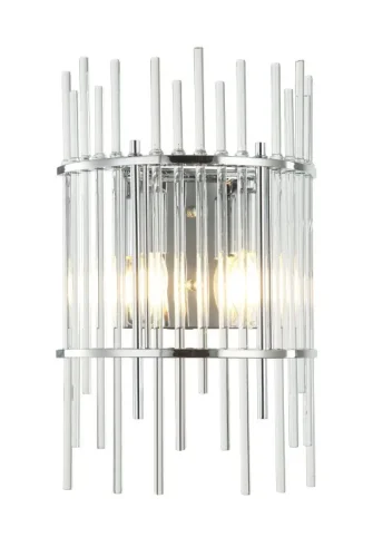 Бра Sia 2146/09/02W Stilfort прозрачный на 2 лампы, основание хром в стиле современный 