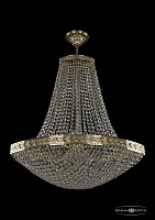 Люстра потолочная хрустальная 19323/H2/60IV G Bohemia Ivele Crystal прозрачная на 8 ламп, основание золотое в стиле классический sp