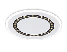 Светильник потолочный LED с пультом FL51402 Ambrella light белый 1 лампа, основание белое в стиле модерн хай-тек с пультом