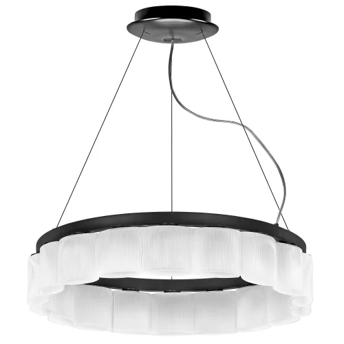 Люстра подвесная NIBBLER 812186 Lightstar белая чёрная на 18 ламп, основание чёрное в стиле современный 