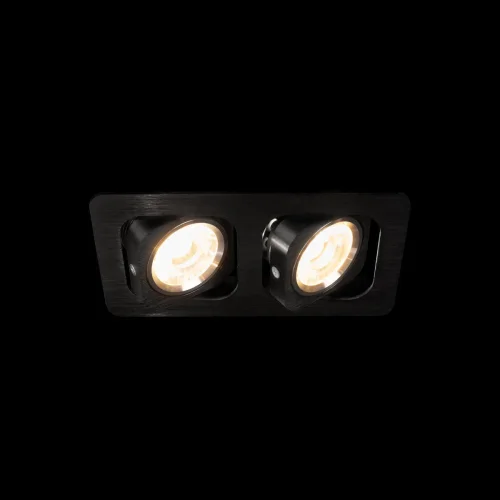 Светильник точечный LED Screen 10328/2A Black LOFT IT чёрный 2 лампы, основание чёрное в стиле современный хай-тек прямоугольный фото 2