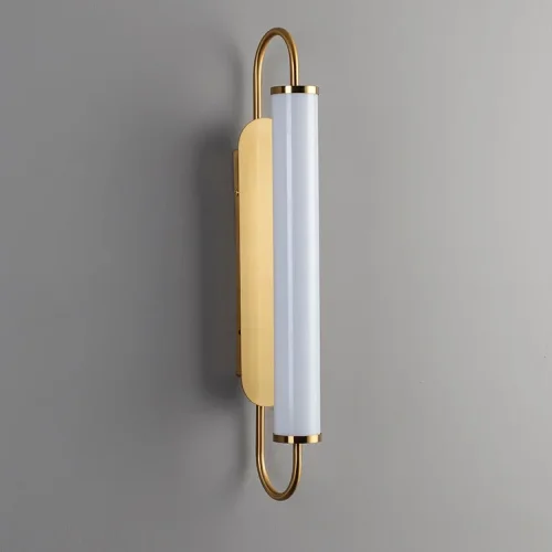 Настенный светильник RUMBA 151374-26 ImperiumLoft белый на 1 лампа, основание золотое в стиле лофт современный  фото 3