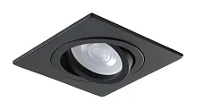 Светильник точечный CLT 002C1 BL Crystal Lux чёрный 1 лампа, основание чёрное в стиле современный 