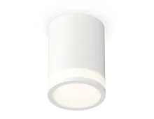 Светильник накладной Techno spot XS7421021 Ambrella light белый 1 лампа, основание белое в стиле хай-тек современный круглый