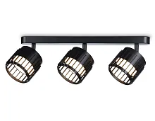 Спот с 3 лампами TN71168 Ambrella light чёрный GX53 в стиле модерн хай-тек 