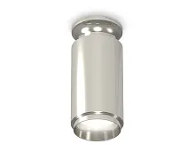 Светильник накладной Techno spot XS6325080 Ambrella light серебряный 1 лампа, основание серебряное в стиле современный круглый