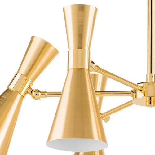 Люстра на штанге Dumo 816061 Lightstar золотая на 6 ламп, основание золотое в стиле арт-деко  фото 4