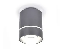 Светильник накладной LED TN254 Ambrella light чёрный 1 лампа, основание чёрное в стиле модерн хай-тек круглый