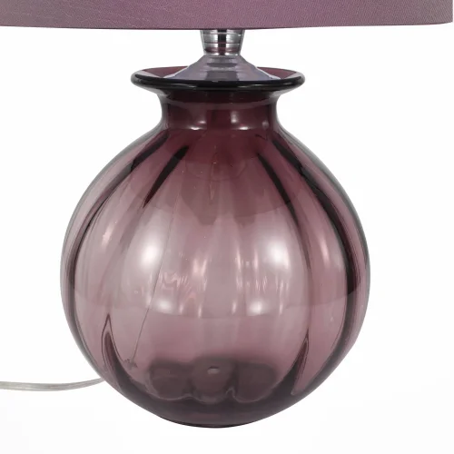 Настольная лампа Ampolla SL968.604.01 St-Luce фиолетовая 1 лампа, основание фиолетовое хром стекло металл в стиле современный  фото 3