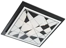 Светильник потолочный 638-722-03 Velante белый 3 лампы, основание чёрное в стиле классический 