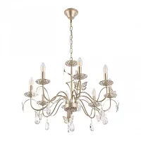 Люстра подвесная AM346179 346179/8 CG Артемилано без плафона на 8 ламп, основание шампань в стиле современный бабочки Люстра подвесная AM346179 346179/8 CG Артемилано без плафона на 8 ламп, основание шампань в стиле современный бабочки