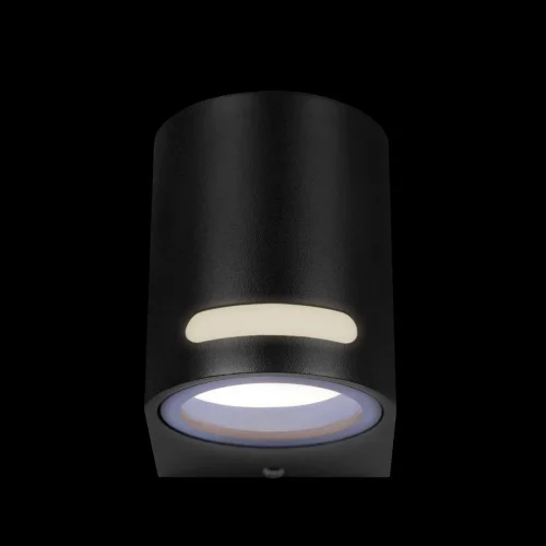 Настенный светильник Stema 100012/A LOFT IT уличный IP54 чёрный 1 лампа, плафон чёрный в стиле современный хай-тек GU10 фото 4