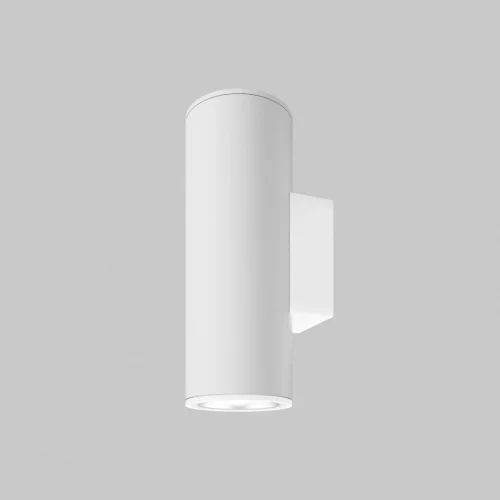 Настенный светильник LED Shim O303WL-L24W3K Maytoni уличный IP65 белый 1 лампа, плафон белый в стиле хай-тек современный LED фото 5