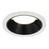 Светильник точечный LED ST755.438.07 ST-Luce чёрный 1 лампа, основание белое в стиле современный 