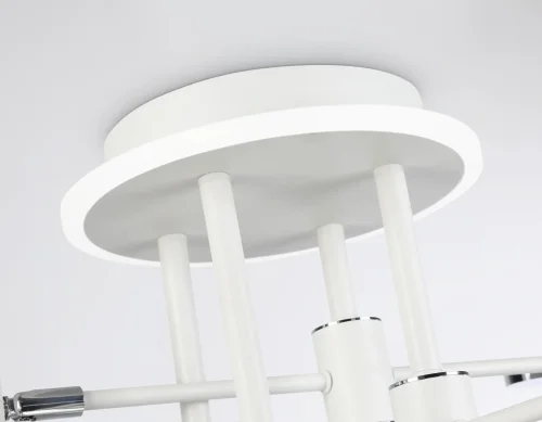 Светильник потолочный LED с пультом FL51648 Ambrella light белый 1 лампа, основание белое в стиле современный хай-тек с пультом фото 9