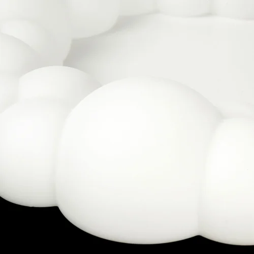 Люстра потолочная LED Claudia LSP-7077 Lussole белая на 1 лампа, основание белое в стиле современный  фото 2