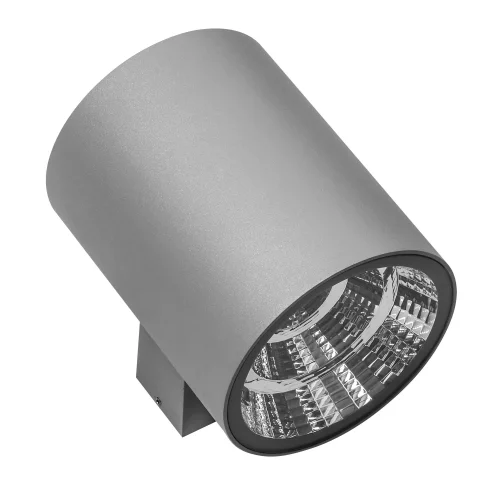 Настенный светильник LED Paro 371692 Lightstar уличный IP65 серый 1 лампа, плафон серый в стиле хай-тек LED