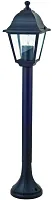 Парковый светильник Leon 1812-1F Favourite уличный IP44 чёрный 1 лампа, плафон прозрачный в стиле классический E27