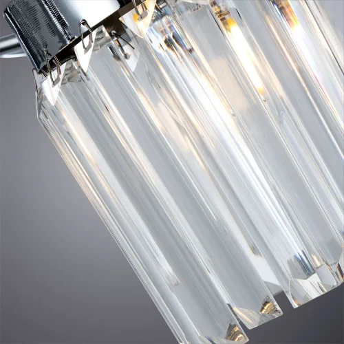 Люстра потолочная Sophie A8067PL-5CC Arte Lamp прозрачная на 5 ламп, основание хром в стиле современный  фото 4