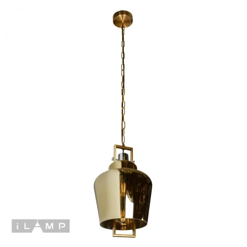 Светильник подвесной Dama A1500/C3 GD iLamp золотой 1 лампа, основание золотое в стиле современный лофт  фото 3